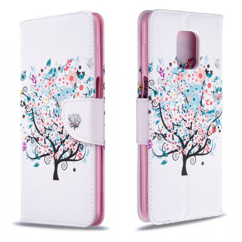 Folio-hoesje voor Xiaomi Redmi Note 9S / Note 9 Pro Bloemrijke Boom