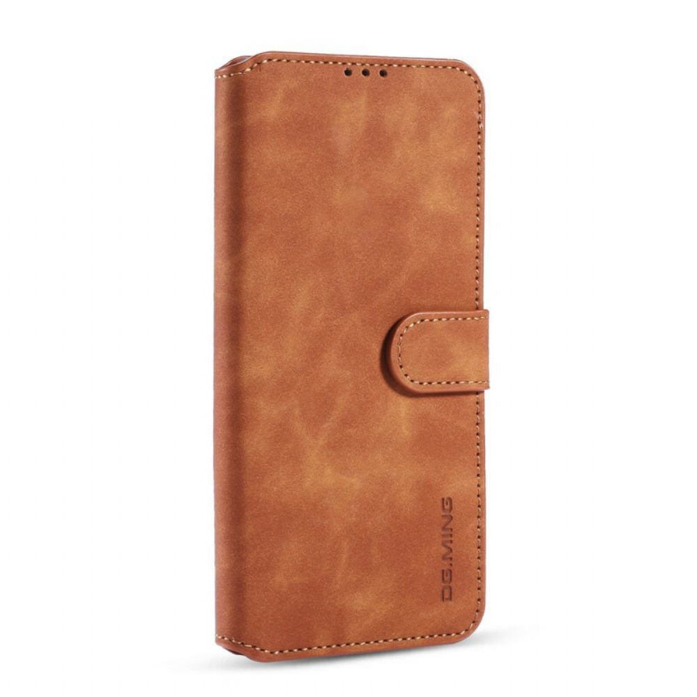 Folio-hoesje voor Xiaomi Redmi Note 9S / Note 9 Pro Dg.ming Retro