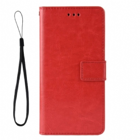 Folio-hoesje voor Xiaomi Redmi Note 9S / Note 9 Pro Flitsachtig Kunstleer