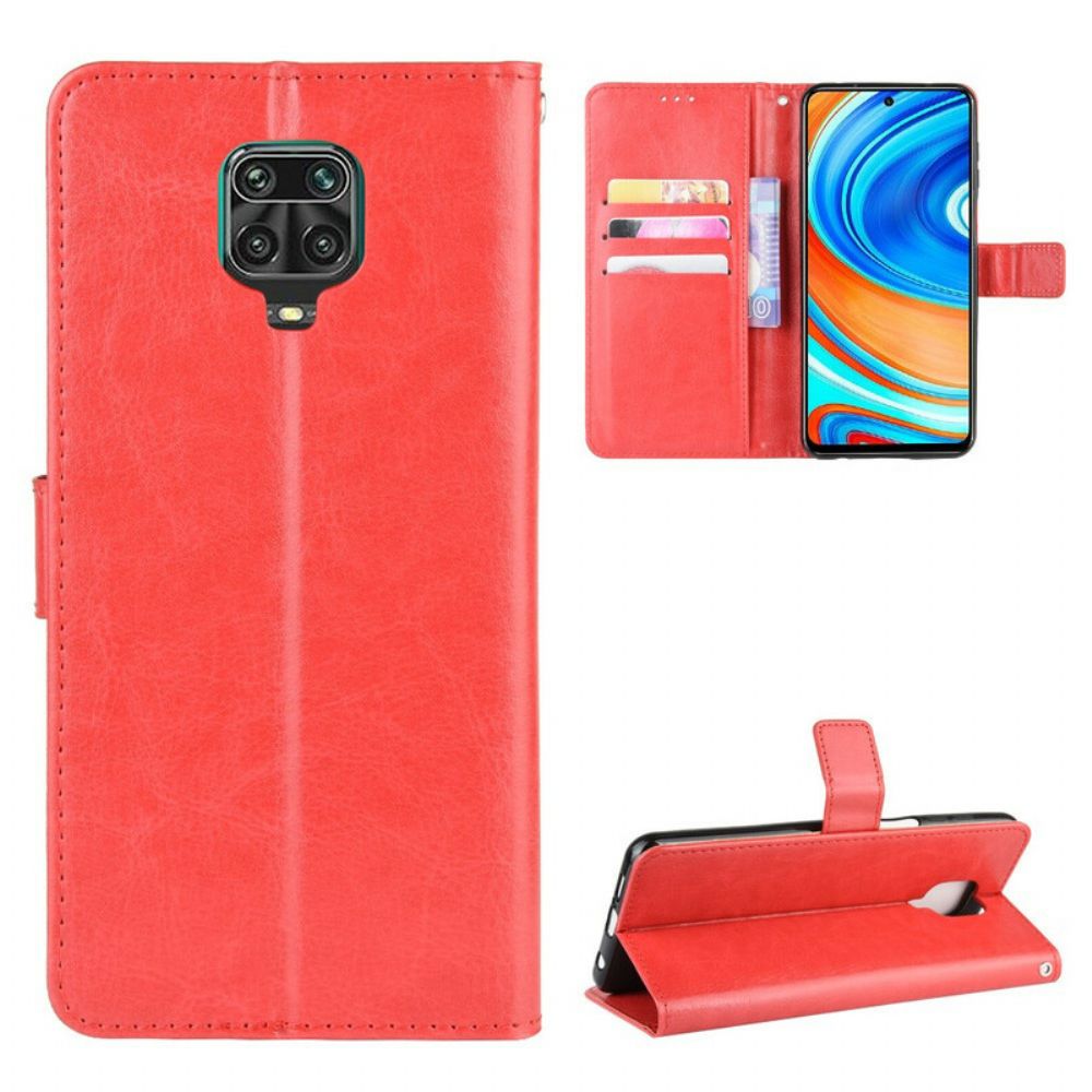 Folio-hoesje voor Xiaomi Redmi Note 9S / Note 9 Pro Flitsachtig Kunstleer