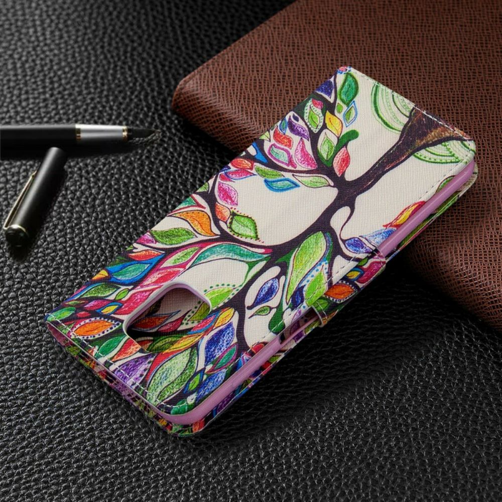 Folio-hoesje voor Xiaomi Redmi Note 9S / Note 9 Pro Gekleurde Boom