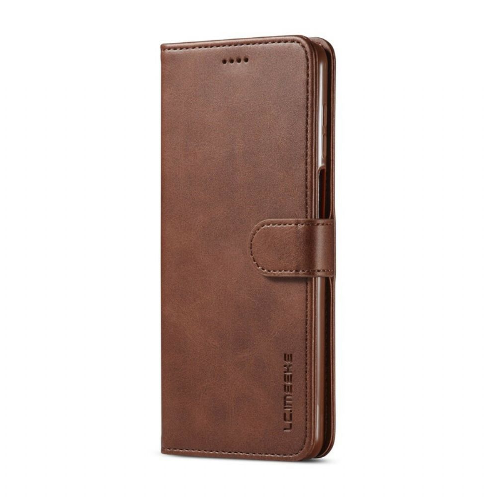 Folio-hoesje voor Xiaomi Redmi Note 9S / Note 9 Pro Lc.imeeke Ledereffect