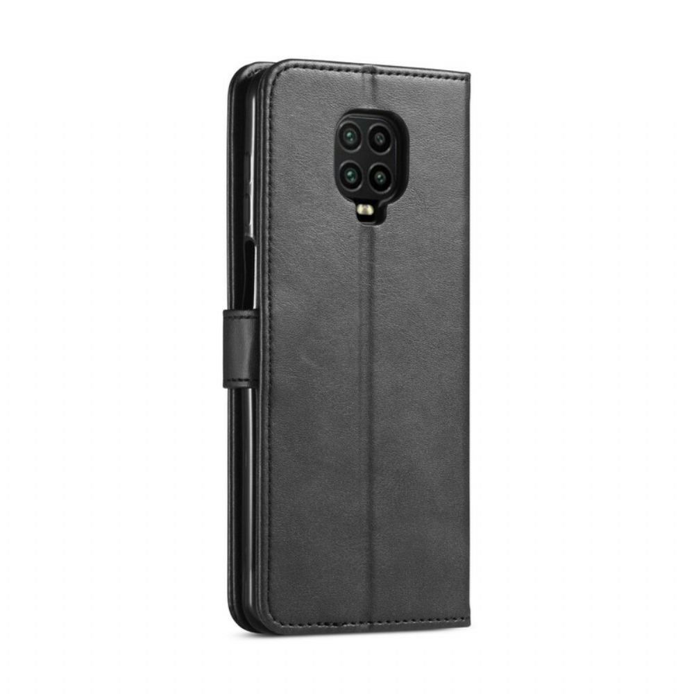 Folio-hoesje voor Xiaomi Redmi Note 9S / Note 9 Pro Lc.imeeke Ledereffect