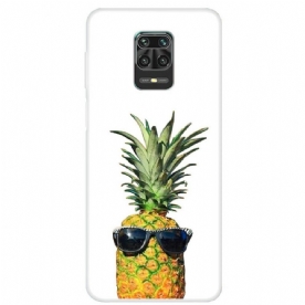 Hoesje voor Xiaomi Redmi Note 9S / Note 9 Pro Bril Ananas