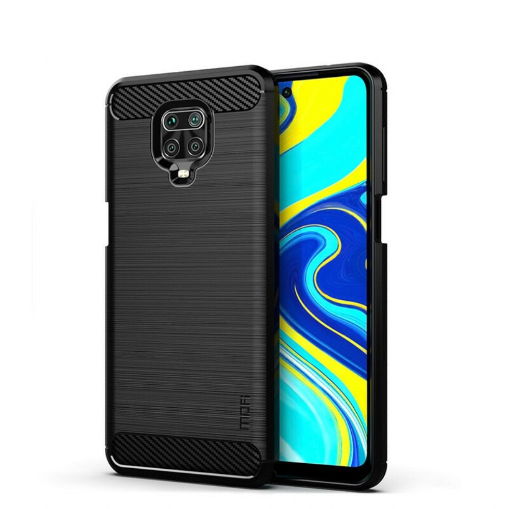 Hoesje voor Xiaomi Redmi Note 9S / Note 9 Pro Geborstelde Mofi