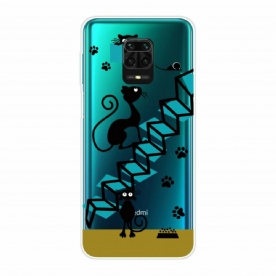 Hoesje voor Xiaomi Redmi Note 9S / Note 9 Pro Grappige Katten