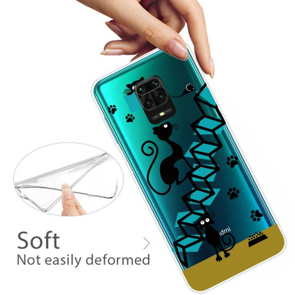 Hoesje voor Xiaomi Redmi Note 9S / Note 9 Pro Grappige Katten