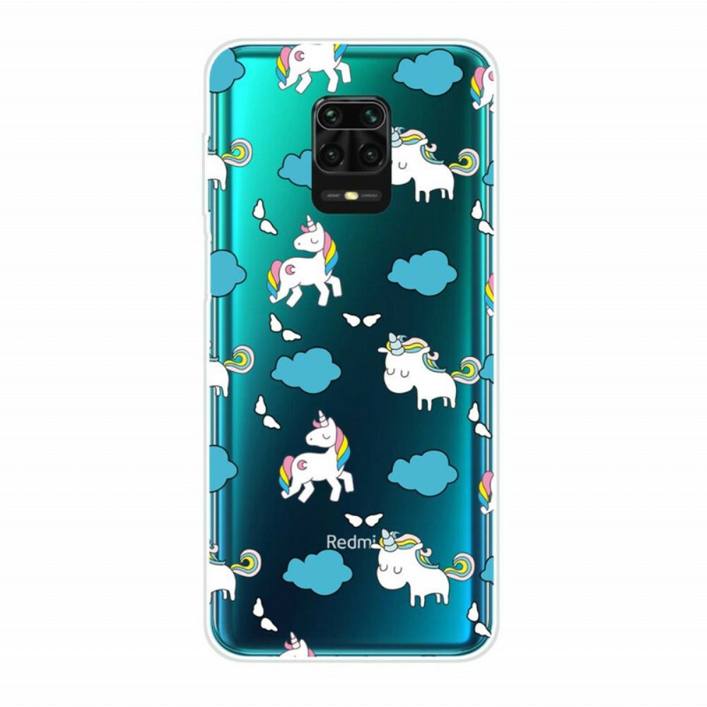 Hoesje voor Xiaomi Redmi Note 9S / Note 9 Pro Kleine Eenhoorns