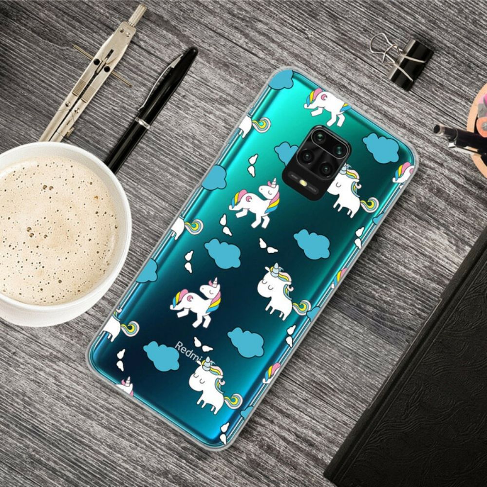 Hoesje voor Xiaomi Redmi Note 9S / Note 9 Pro Kleine Eenhoorns