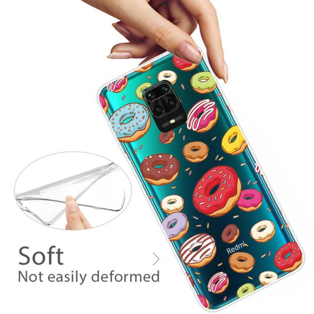 Hoesje voor Xiaomi Redmi Note 9S / Note 9 Pro Liefde Donuts