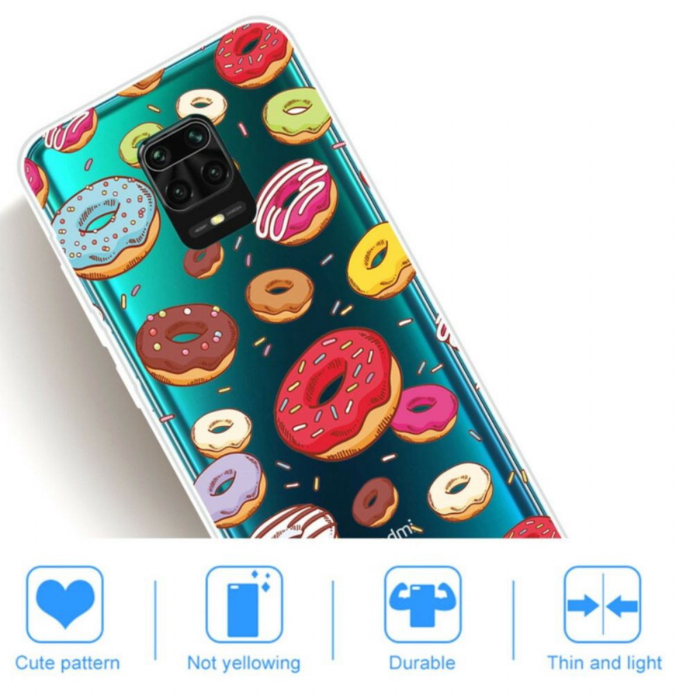 Hoesje voor Xiaomi Redmi Note 9S / Note 9 Pro Liefde Donuts