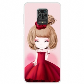 Hoesje voor Xiaomi Redmi Note 9S / Note 9 Pro Manga Dame