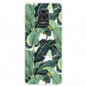 Hoesje voor Xiaomi Redmi Note 9S / Note 9 Pro Meerdere Groene Bladeren