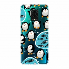 Hoesje voor Xiaomi Redmi Note 9S / Note 9 Pro Pinguïns