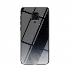 Hoesje voor Xiaomi Redmi Note 9S / Note 9 Pro Sterrenhemel Gehard Glas