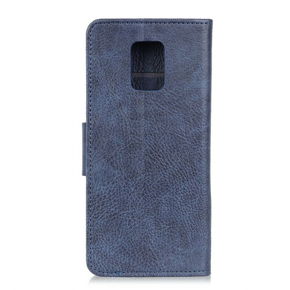 Leren Hoesje voor Xiaomi Redmi Note 9S / Note 9 Pro Litchi Ultra Kunstleer