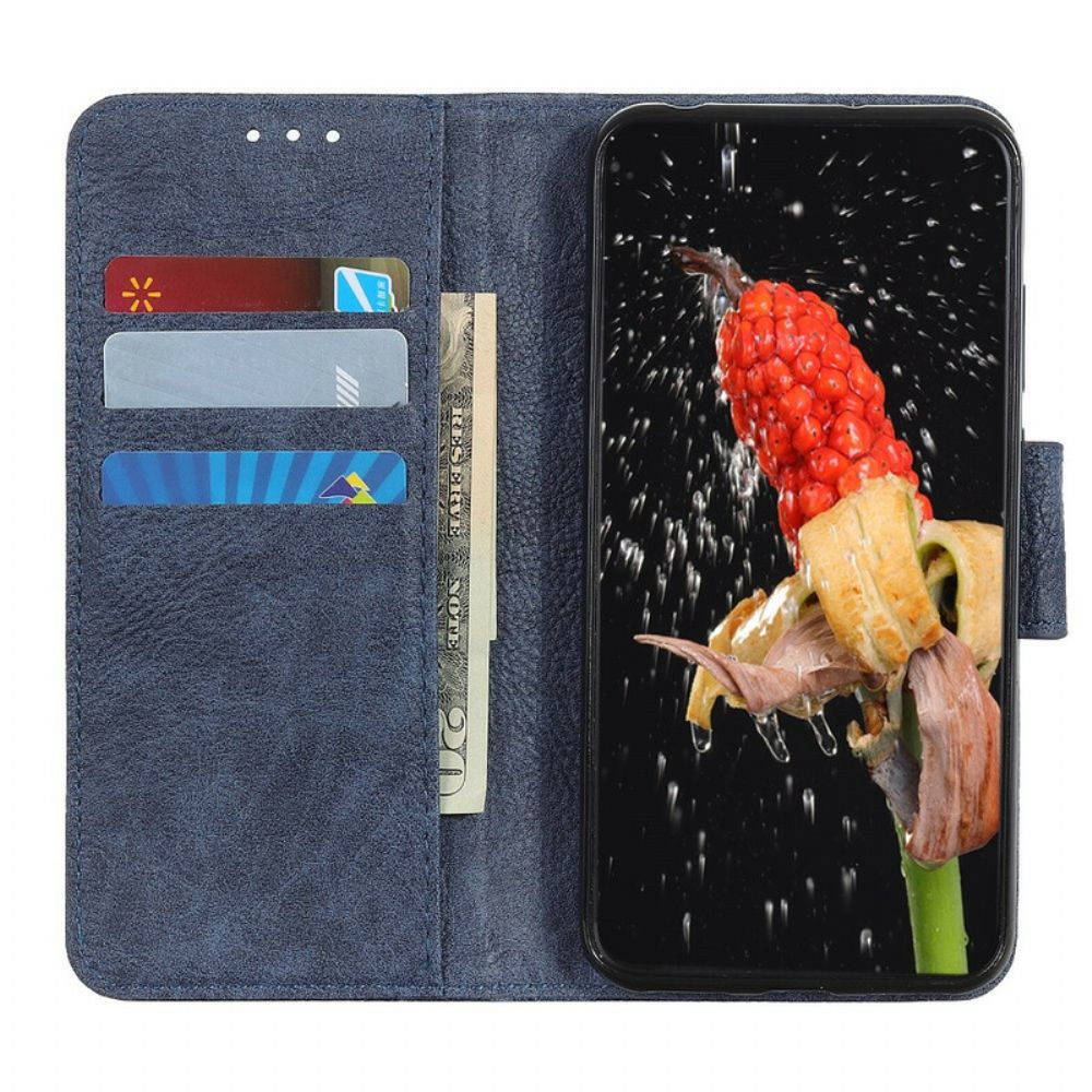 Leren Hoesje voor Xiaomi Redmi Note 9S / Note 9 Pro Litchi Ultra Kunstleer