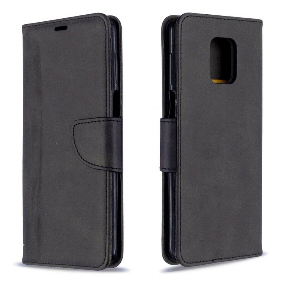 Leren Hoesje voor Xiaomi Redmi Note 9S / Note 9 Pro Met Ketting Leren Bandstijl