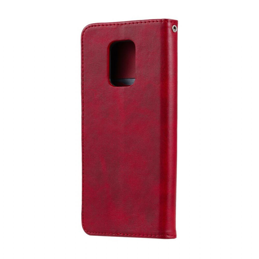 Leren Hoesje voor Xiaomi Redmi Note 9S / Note 9 Pro Muntentas