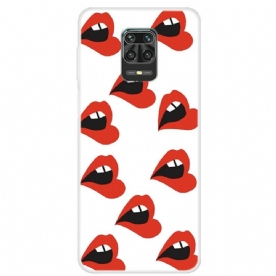 Telefoonhoesje voor Xiaomi Redmi Note 9S / Note 9 Pro Dikke Lippen