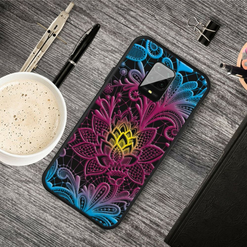 Telefoonhoesje voor Xiaomi Redmi Note 9S / Note 9 Pro Meester Bloem