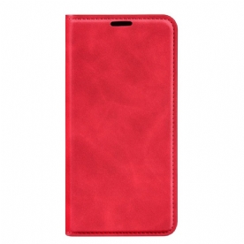 Bescherming Hoesje voor Poco M4 Pro 5G Folio-hoesje Skin-touch