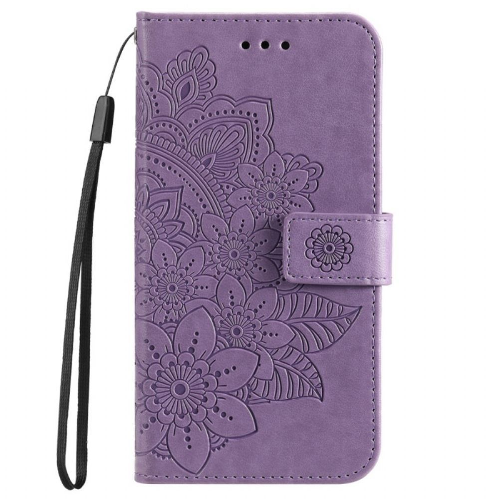 Folio-hoesje voor Poco M4 Pro 5G Bloemenmandala