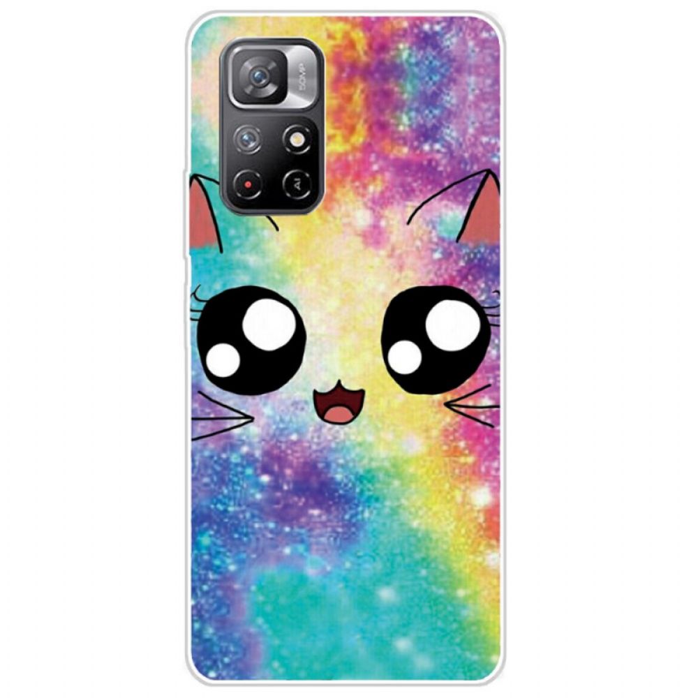 Hoesje voor Poco M4 Pro 5G Cartoon Kat