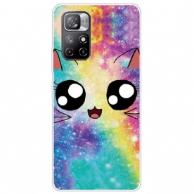 Hoesje voor Poco M4 Pro 5G Cartoon Kat