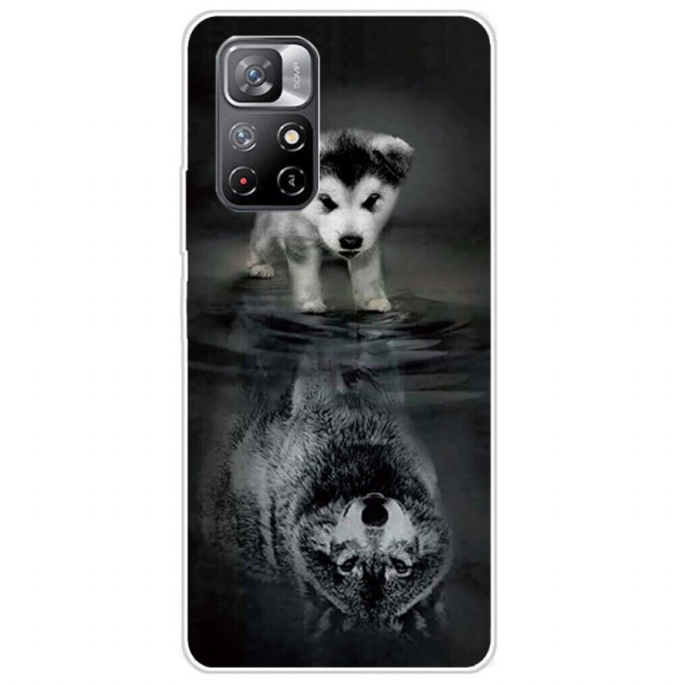 Hoesje voor Poco M4 Pro 5G Droom Van Puppy