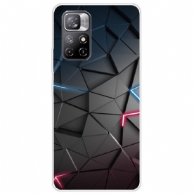 Hoesje voor Poco M4 Pro 5G Flexibele Geometrie