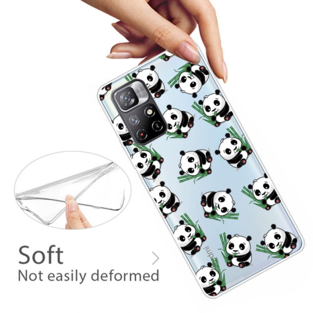 Hoesje voor Poco M4 Pro 5G Kleine Panda's