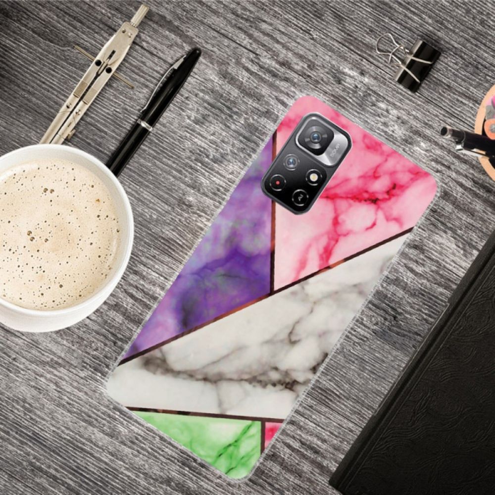 Hoesje voor Poco M4 Pro 5G Premium Marmer