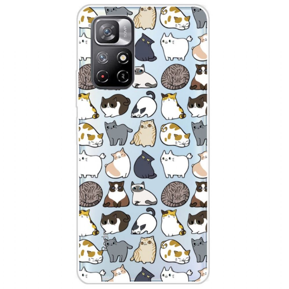 Hoesje voor Poco M4 Pro 5G Top Katten