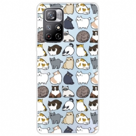 Hoesje voor Poco M4 Pro 5G Top Katten