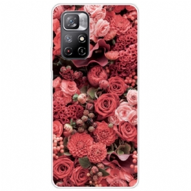 Telefoonhoesje voor Poco M4 Pro 5G Intense Bloemen