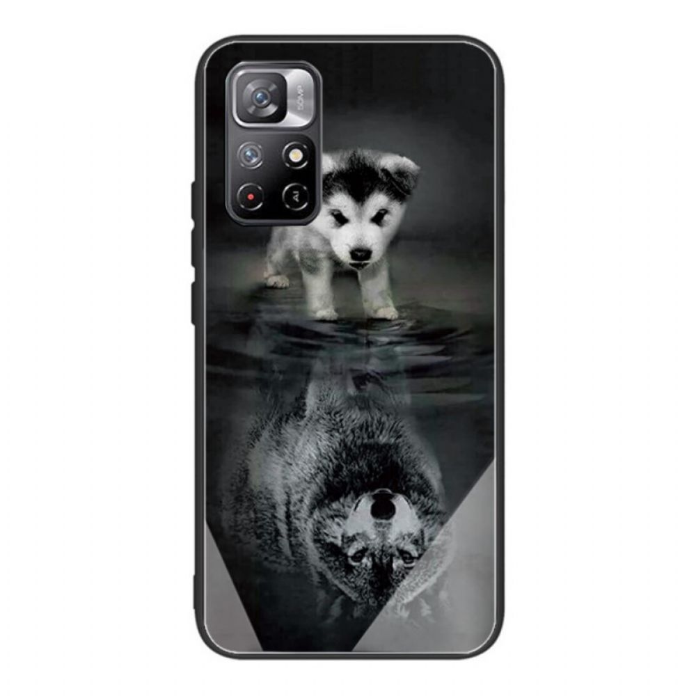 Telefoonhoesje voor Poco M4 Pro 5G Puppy Dream Gehard Glas