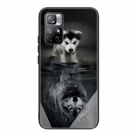 Telefoonhoesje voor Poco M4 Pro 5G Puppy Dream Gehard Glas