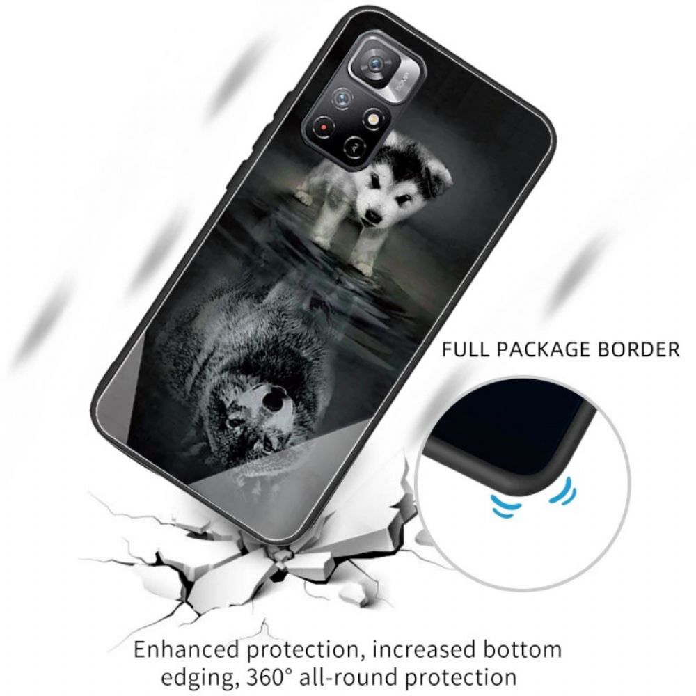 Telefoonhoesje voor Poco M4 Pro 5G Puppy Dream Gehard Glas