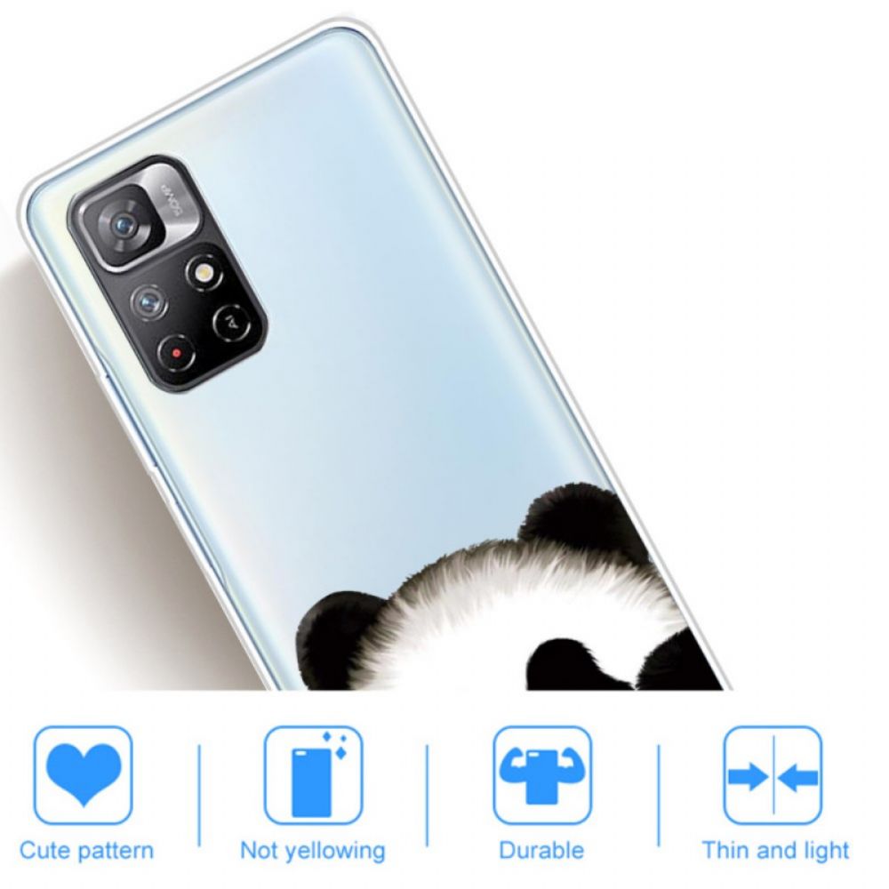 Telefoonhoesje voor Poco M4 Pro 5G Transparante Panda