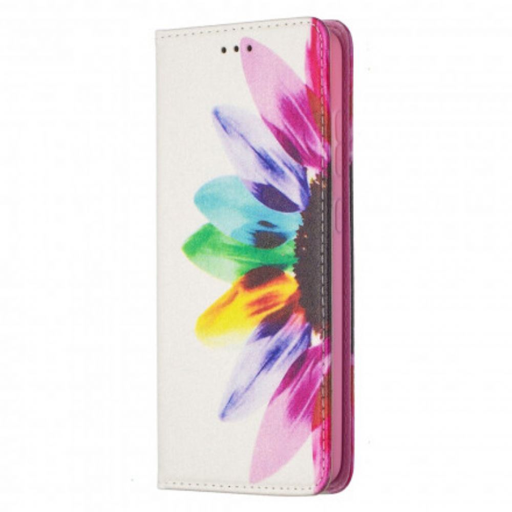 Bescherming Hoesje voor Samsung Galaxy A52 4G / A52 5G / A52s 5G Folio-hoesje Aquarel Bloem