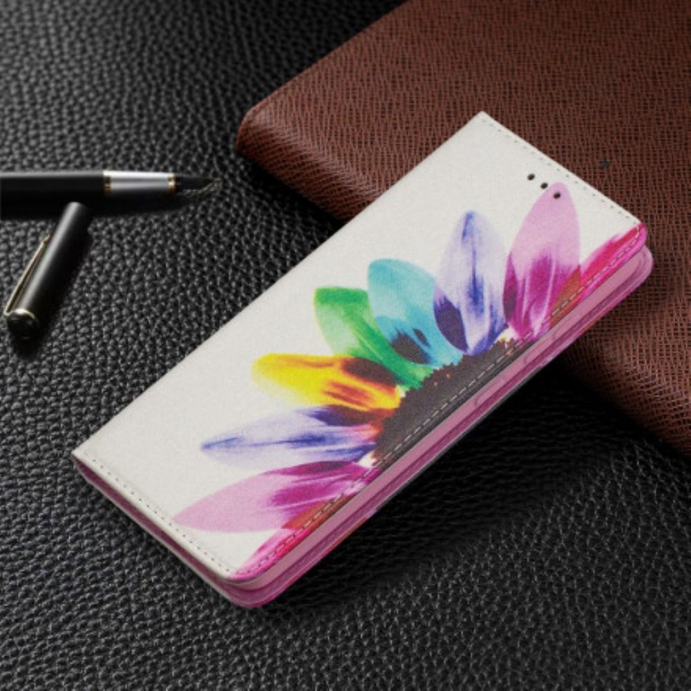 Bescherming Hoesje voor Samsung Galaxy A52 4G / A52 5G / A52s 5G Folio-hoesje Aquarel Bloem