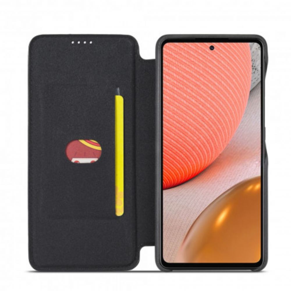 Bescherming Hoesje voor Samsung Galaxy A52 4G / A52 5G / A52s 5G Folio-hoesje Lc.imeeke Leereffect