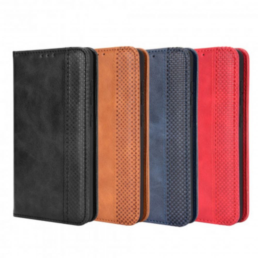 Bescherming Hoesje voor Samsung Galaxy A52 4G / A52 5G / A52s 5G Folio-hoesje Vintage Gestileerd Leereffect