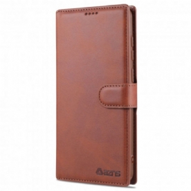 Folio-hoesje voor Samsung Galaxy A52 4G / A52 5G / A52s 5G Azns Retro