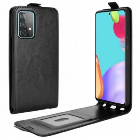 Folio-hoesje voor Samsung Galaxy A52 4G / A52 5G / A52s 5G Flip Case Leren Effect Verticale Klep