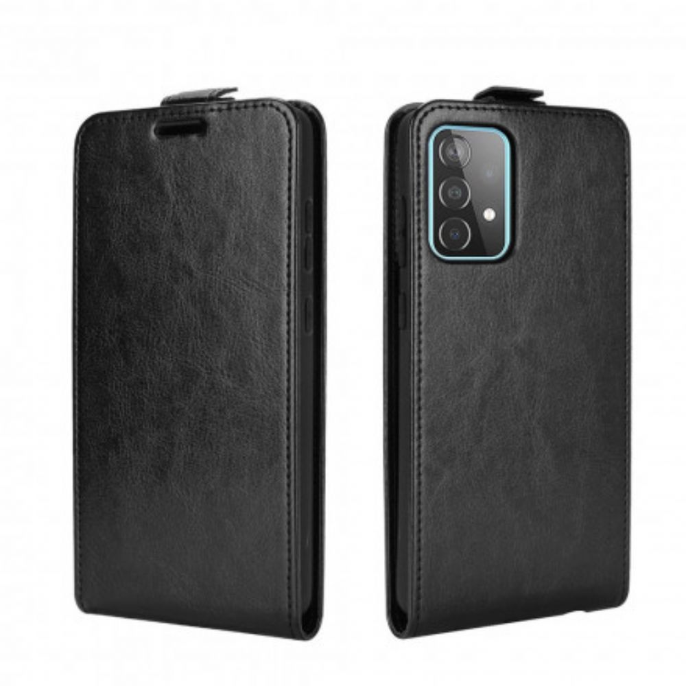 Folio-hoesje voor Samsung Galaxy A52 4G / A52 5G / A52s 5G Flip Case Leren Effect Verticale Klep