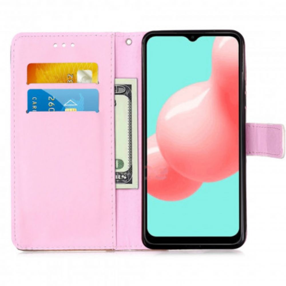 Folio-hoesje voor Samsung Galaxy A52 4G / A52 5G / A52s 5G Panda Galaxy