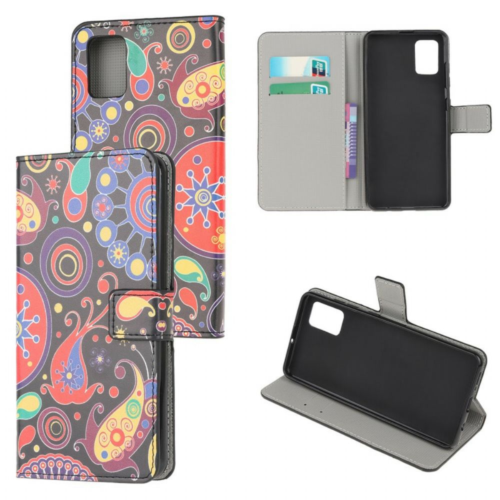 Folio-hoesje voor Samsung Galaxy A52 4G / A52 5G / A52s 5G Galaxy Tekeningen