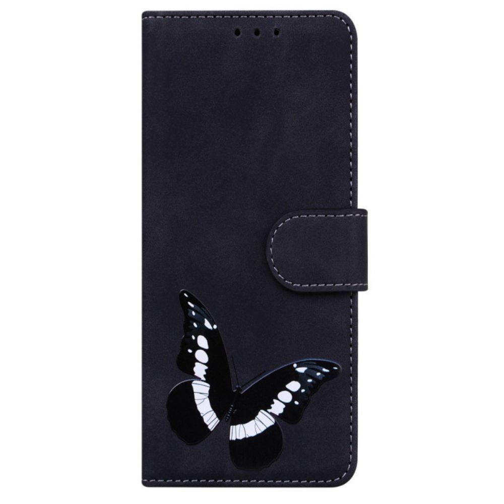 Folio-hoesje voor Samsung Galaxy A52 4G / A52 5G / A52s 5G Vlinderhuid-aanraking